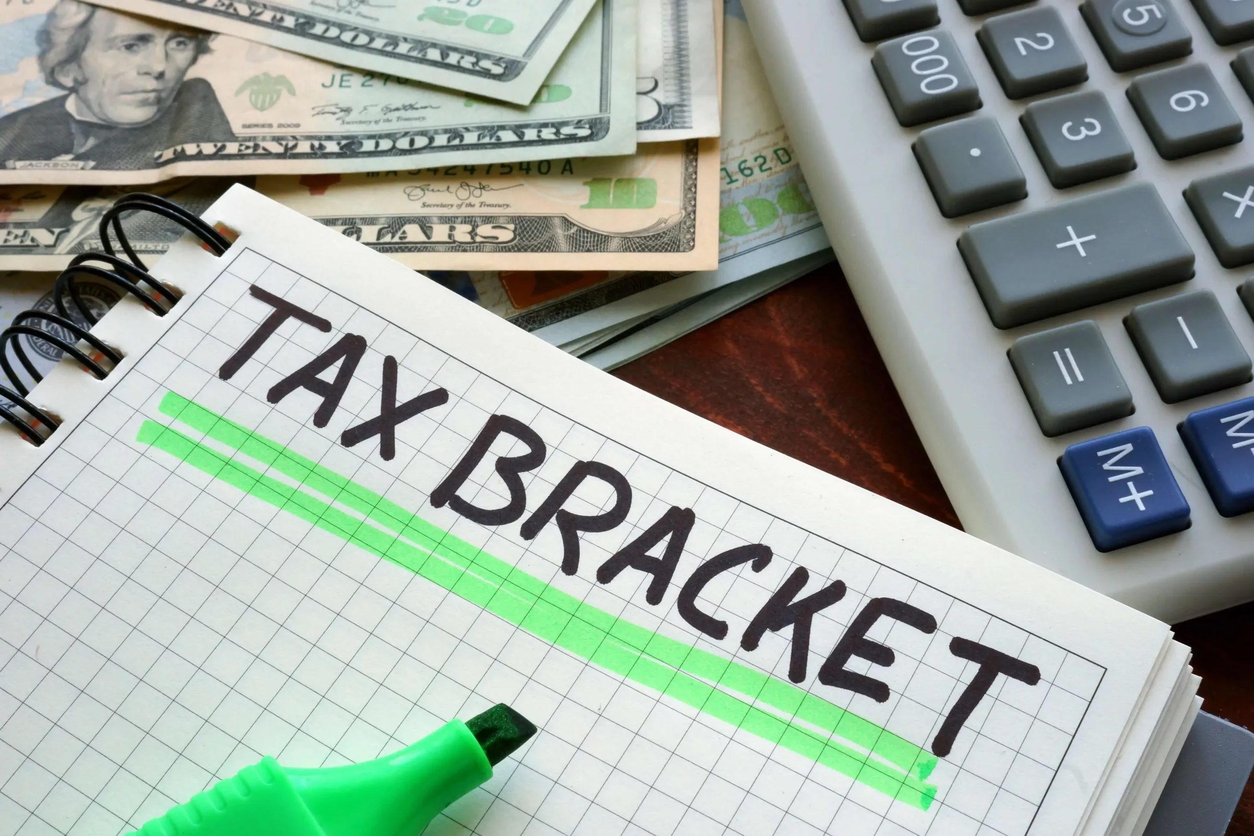 US tax bracket - Tax Bracket written on paper